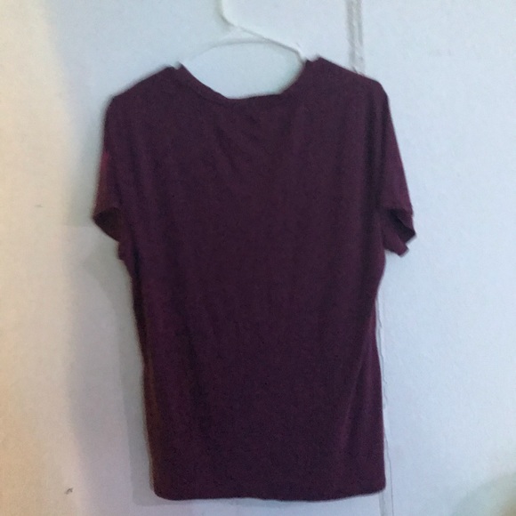 faded glory t-shirt maroon - Picture 2 of 4